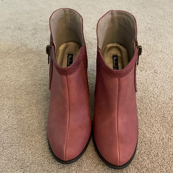 Michael Antonio Women’s MATO Ankle Boot - Plum - Picture 1 of 11